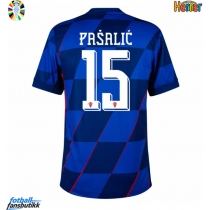 Kroatia Mario Pasalic #15 Bortedrakt EM 2024 Kortermet